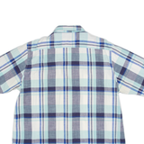 WRANGLER Mens Shirt Blue Check XL