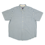 CHAPS Mens Shirt Blue Check XL
