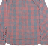 NAUTICA Mens Shirt Red Gingham Long Sleeve XL