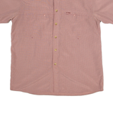 K-TECH Mesh Lined Mens Shirt Pink Striped S