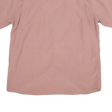 K-TECH Mesh Lined Mens Shirt Pink Striped S