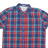 WRANGLER Regular Mens Shirt Red Check L
