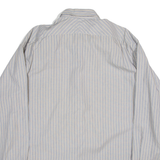 LEVI'S Mens Shirt Blue Striped Long Sleeve L