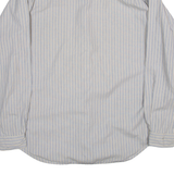 LEVI'S Mens Shirt Blue Striped Long Sleeve L