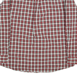 CHAPS Mens Shirt Red Check Long Sleeve L