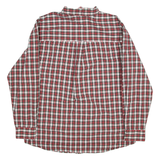 CHAPS Mens Shirt Red Check Long Sleeve L