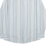 CALVIN KLEIN Mens Shirt Blue Striped Long Sleeve M
