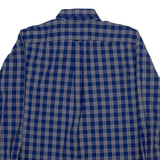 NAUTICA Mens Shirt Blue Check Long Sleeve L