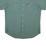 WRANGLER Mens Plain Shirt Green L
