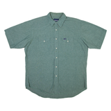 WRANGLER Mens Plain Shirt Green L
