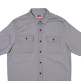WRANGLER Mens Plain Shirt Grey M
