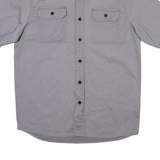 WRANGLER Mens Plain Shirt Grey M
