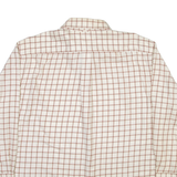TOMMY HILFIGER Mens Shirt White Check Long Sleeve XL