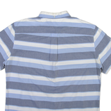 TOMMY HILFIGER Mens Shirt Grey Striped XL