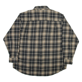 WOOLRICH Mens Shirt Grey Check Long Sleeve XL
