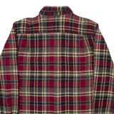 OUTDOOR LIFE Mens Shirt Red Check Long Sleeve S