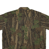 WHOA APPAREL Reabark Mens Shirt Brown Camouflage 2XL