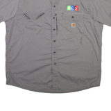 CARHARTT BCS Mens Plain Shirt Grey 2XL
