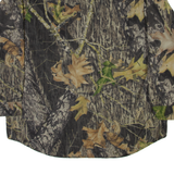 MOSSY OAK Cox Mens Shirt Brown Camouflage Long Sleeve XL