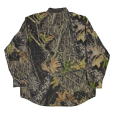 MOSSY OAK Cox Mens Shirt Brown Camouflage Long Sleeve XL