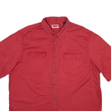 WRANGLER Mens Plain Shirt Red XL