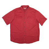 WRANGLER Mens Plain Shirt Red XL