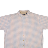 WRANGLER Mens Shirt White Check 2XL