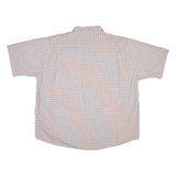 WRANGLER Mens Shirt White Check 2XL