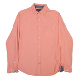 NAUTICA Mens Plain Shirt Pink Long Sleeve S