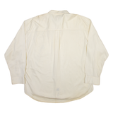 CHAPS Mens Plain Shirt White Long Sleeve XL