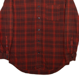 THE NORTH FACE Womens Shirt Red Check Long Sleeve XS