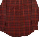 THE NORTH FACE Womens Shirt Red Check Long Sleeve XS