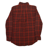 THE NORTH FACE Womens Shirt Red Check Long Sleeve XS