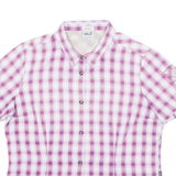 JACK WOLFSKIN Womens Shirt Purple Check M