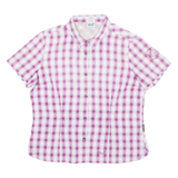 JACK WOLFSKIN Womens Shirt Purple Check M