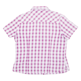 JACK WOLFSKIN Womens Shirt Purple Check M