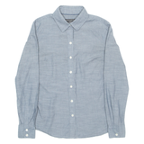 BANANA REPUBLIC Womens Plain Shirt Grey Long Sleeve S
