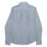 BANANA REPUBLIC Womens Plain Shirt Grey Long Sleeve S