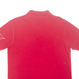 DKNY Mens Polo Shirt Red L