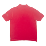 DKNY Mens Polo Shirt Red L