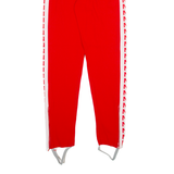 Mens Track Pants Red Tapered S W22 L29