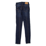 TRUE RELIGION Halle Womens Jeans Blue Slim Skinny Stone Wash W24 L29