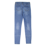 FAT FACE Womens Jeans Blue Slim Skinny Stone Wash W28 L29