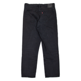 LEVI'S Wedgie BIG E Womens Jeans Black Relaxed Skinny W28 L26