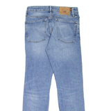 SUPERDRY Distressed Mens Jeans Blue Slim Skinny Stone Wash W30 L32