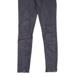 LEVI'S 721 High Rise BIG E Womens Jeans Grey Slim Skinny W28 L32