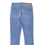 LEVI'S 711 BIG E Womens Jeans Blue Slim Skinny Stone Wash W27 L30