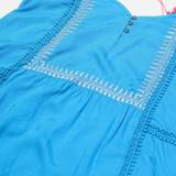 MONSOON BEACH Womens Camisole Top Blue V-Neck Sleeveless S