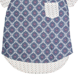 FAT FACE Womens Printed Top Blue Floral UK 10