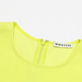 WHISTLES Womens Top Yellow UK 12